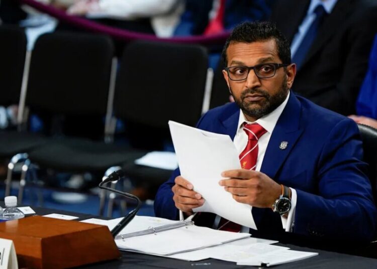 FBI chief mocked over custom sneakers