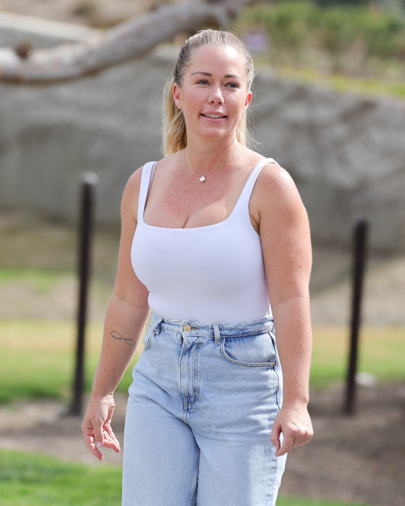 Kendra Wilkinson protesting the transport of contaminated debris.