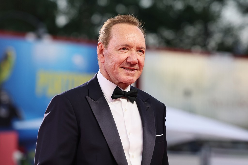 Kevin Spacey attends the Filming Italy Venice Award.