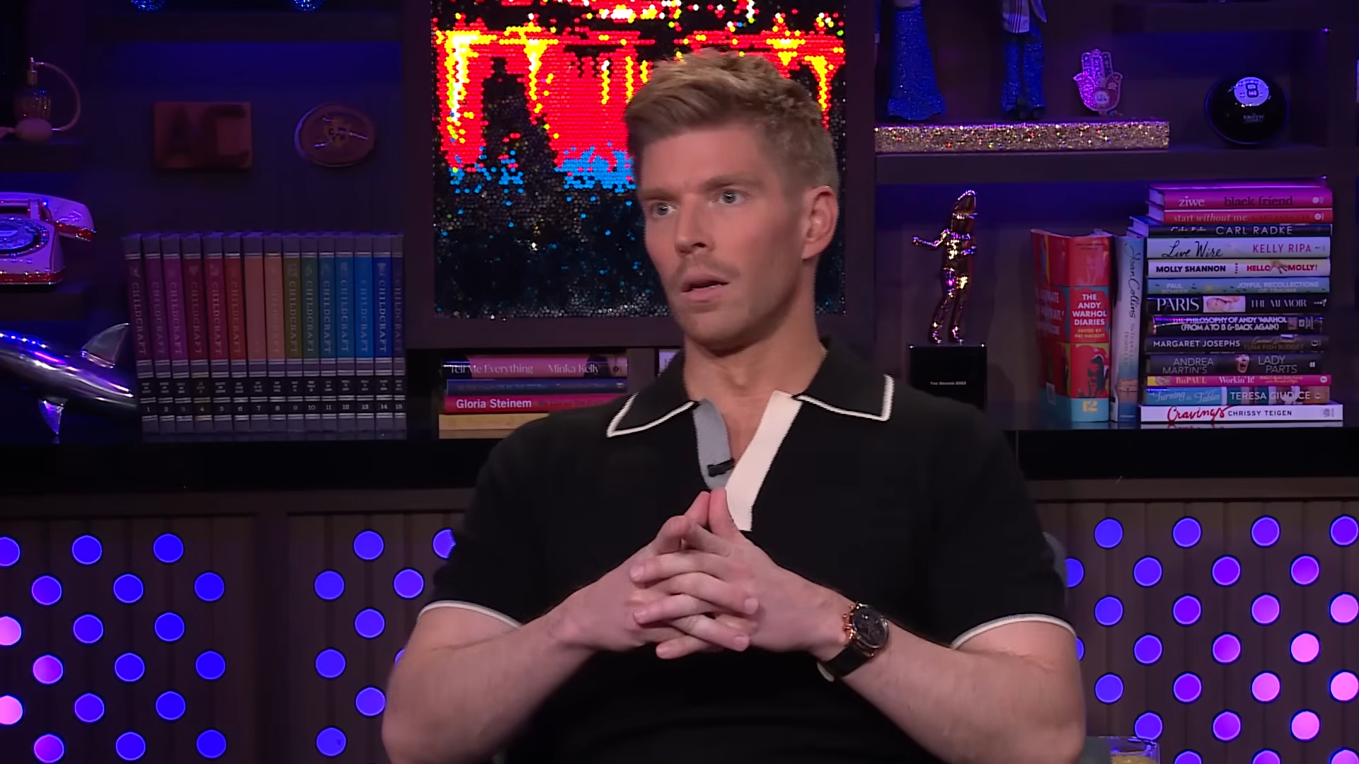 Kyle Cooke speaking on Watch What Happens Live.