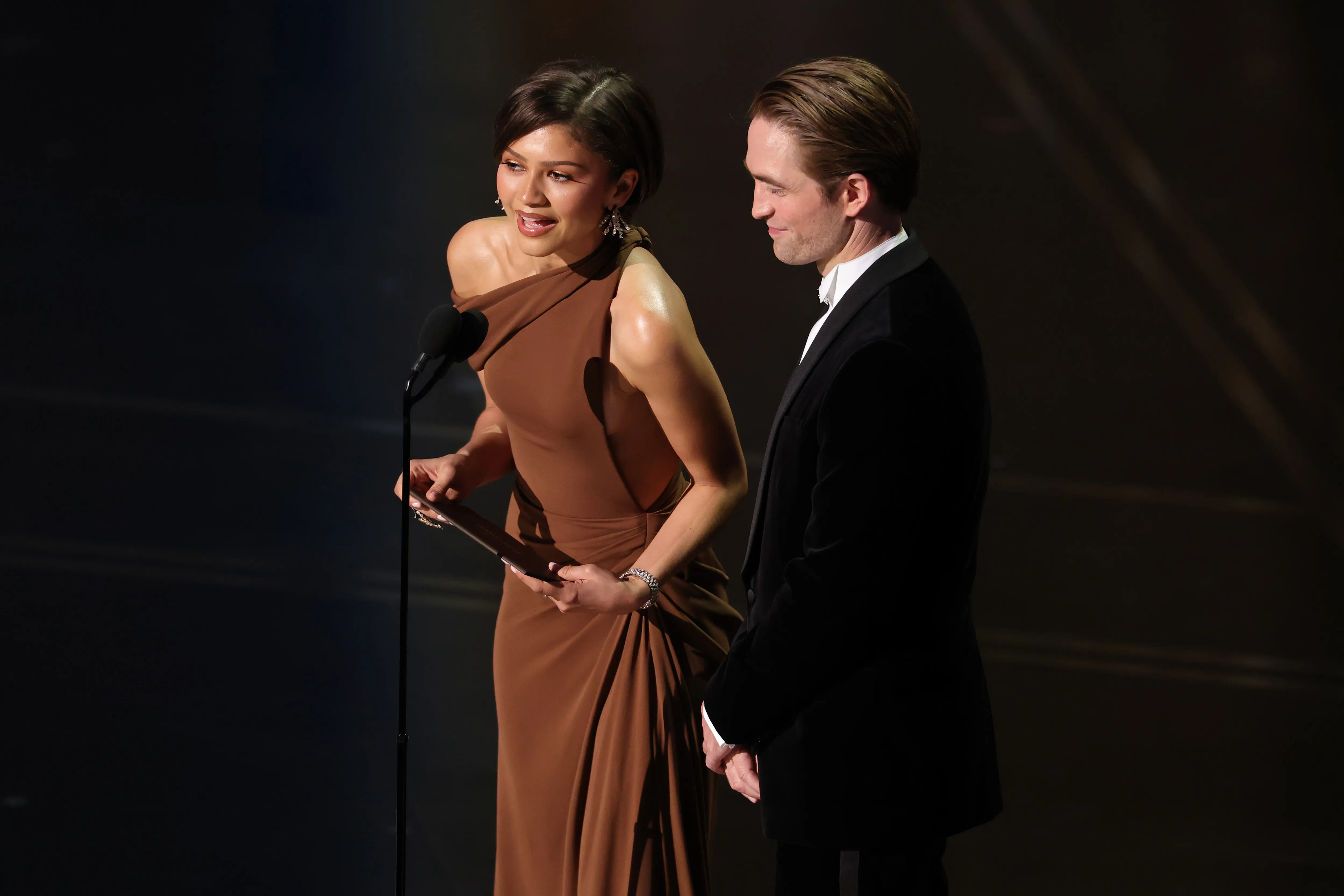 Zendaya and Robert Pattinson at the Oscars 2026