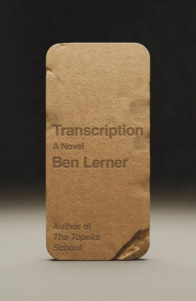 A novel cover resembling a tablet of aged, textured clay or stone, with the title 