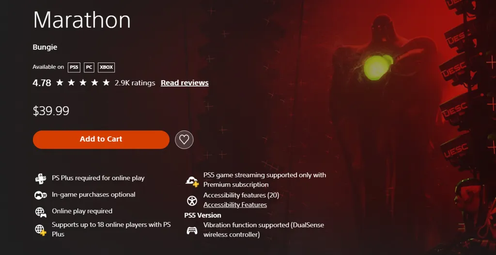 Marathon PS5 Reviews