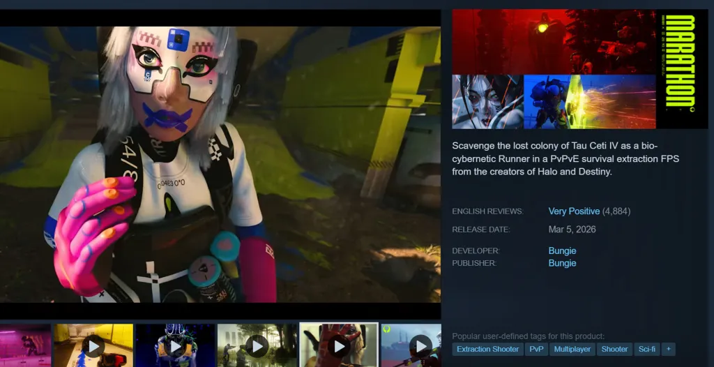 Marathon Steam Reviews