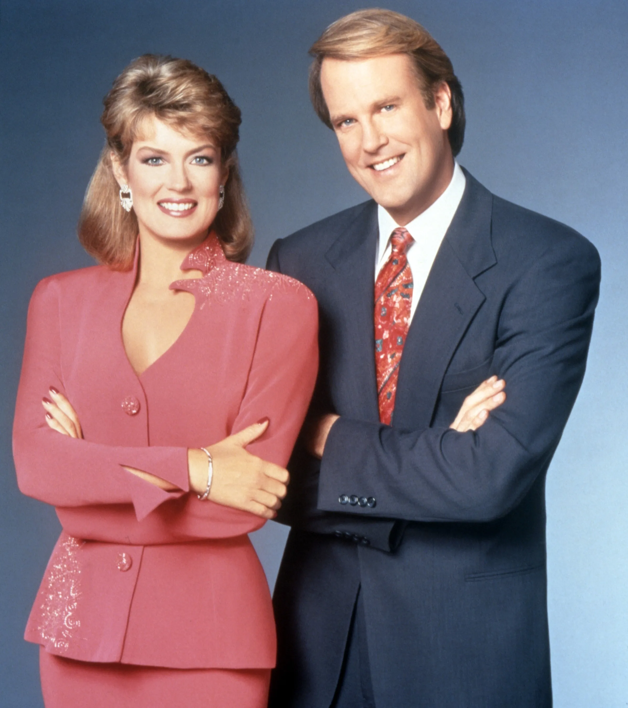 Mary Hart and John Tesh.