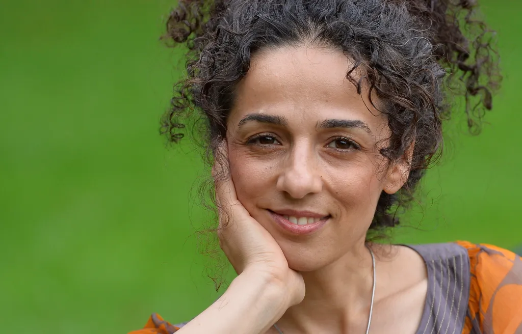 Masih Alinejad, a Britain-based Iranian journalist, poses for a portrait.