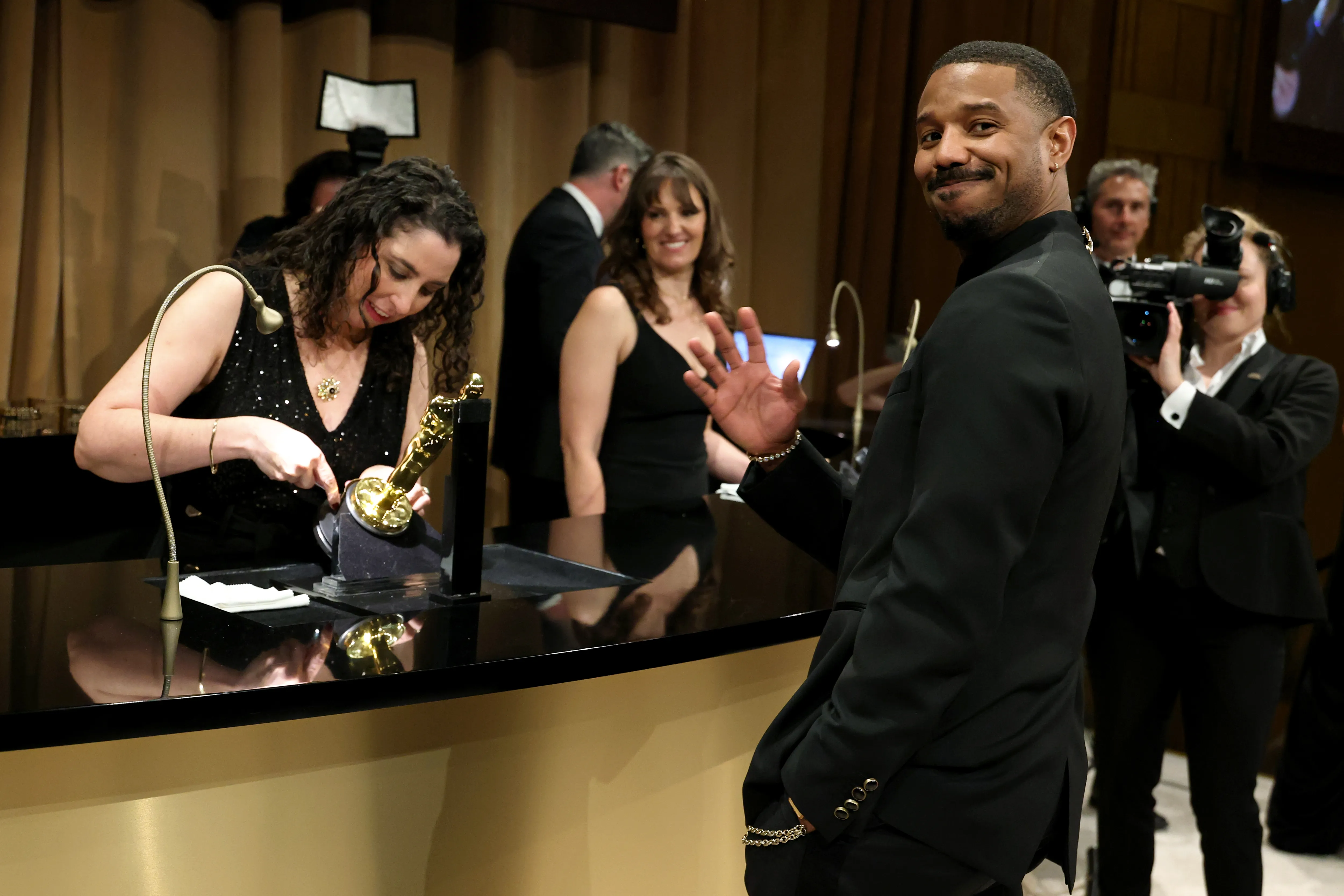 Michael B. Jordan at the 98th Oscars Governors Ball