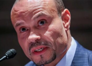 ‘Pedophile protector!’ Ex-cop gets in Dan Bongino’s face over Epstein probe failures