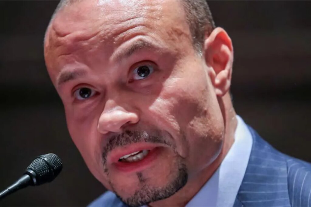 ‘Pedophile protector!’ Ex-cop gets in Dan Bongino’s face over Epstein probe failures