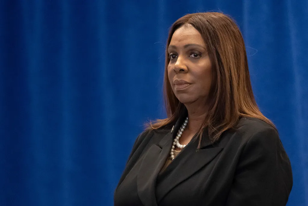 New York Attorney General Letitia James.