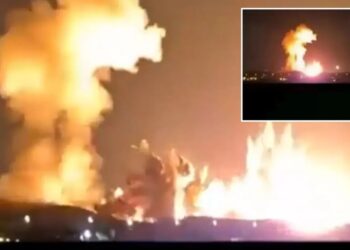 Trump posts video of massive blast in Iranian city housing regime’s uranium stockpiles 