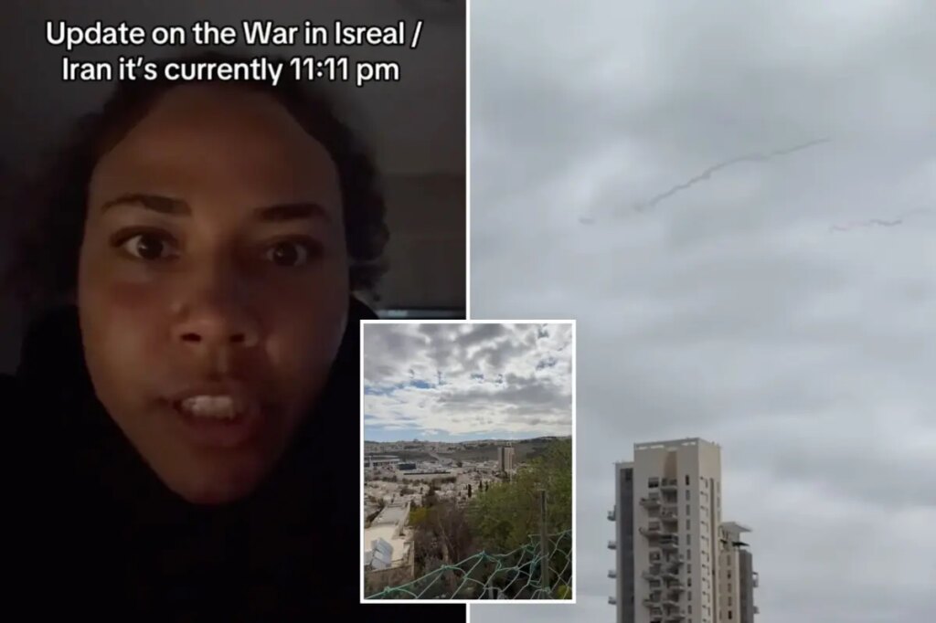 US women’s basketball player Destiny Littleton in Israel shares panic in footage of Iranian counterattack on Jerusalem