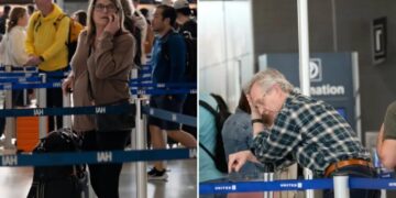 Travelers reveal who they blame for miles-long Houston airport lines as Trump rescues TSA pay