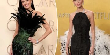 The worrying truth behind Demi Moore’s extravagant Oscars dress after she shocked fans at the Actors Awards