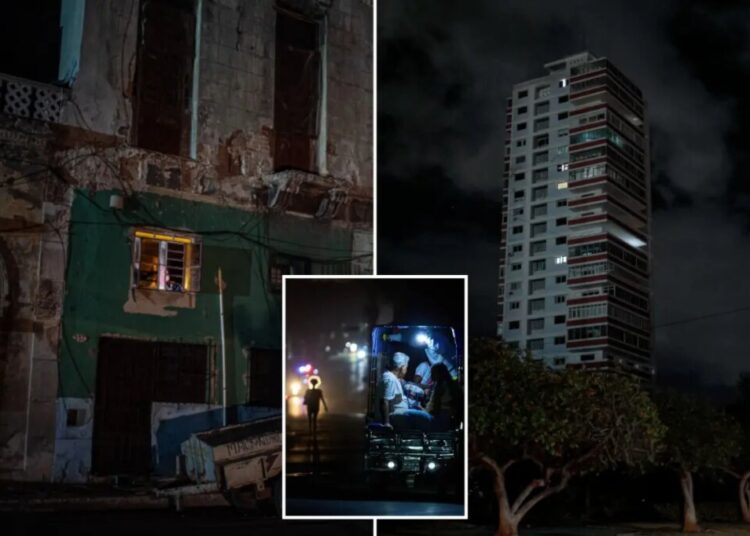 Cuba’s power grid collapses,  plunging country into darkness for the 3rd time this month
