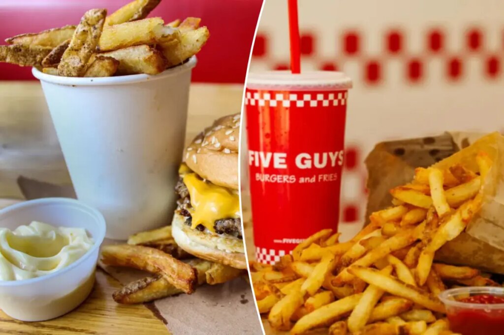 Five Guys customers fume as chain ditches fry cups for paper bags: ‘Grease soaks through!’