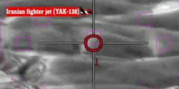 Dramatic moment Israeli F-35 stealth fighter shoots down Iranian jet in historic strike