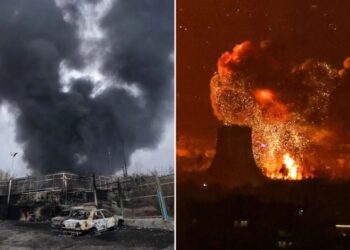 ‘Toxic’ black rain pours down on Tehran, massive fireballs fill skies following Israeli strikes on oil storage sites