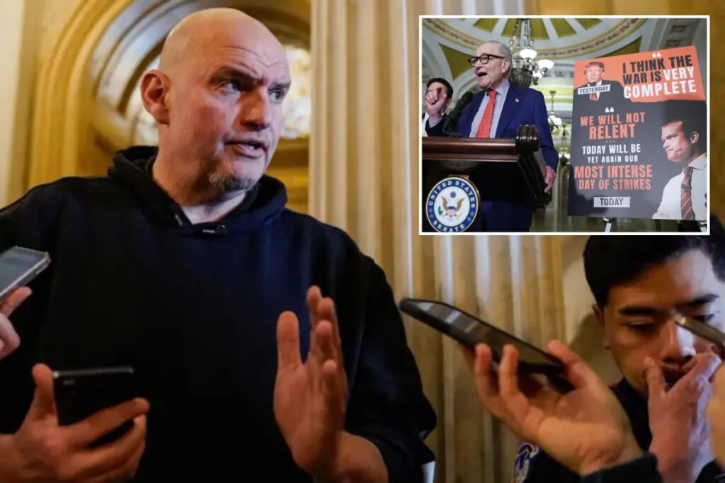 Sen. John Fetterman schools fellow Dems on Iran with Kamala Harris reminder: ‘Why can’t we support that?’