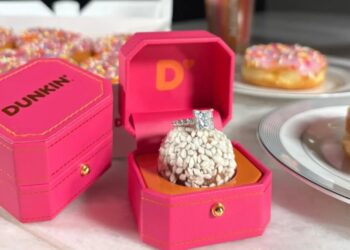 Dunkin’ celebrates National Proposal Day with ‘I Dough’ ring boxes and wedding cake Munchkins