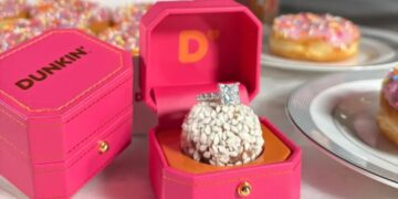 Dunkin’ celebrates National Proposal Day with ‘I Dough’ ring boxes and wedding cake Munchkins