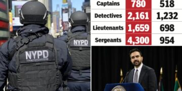 Experienced NYPD cops see little incentive to stay with department if Mamdani cuts overtime