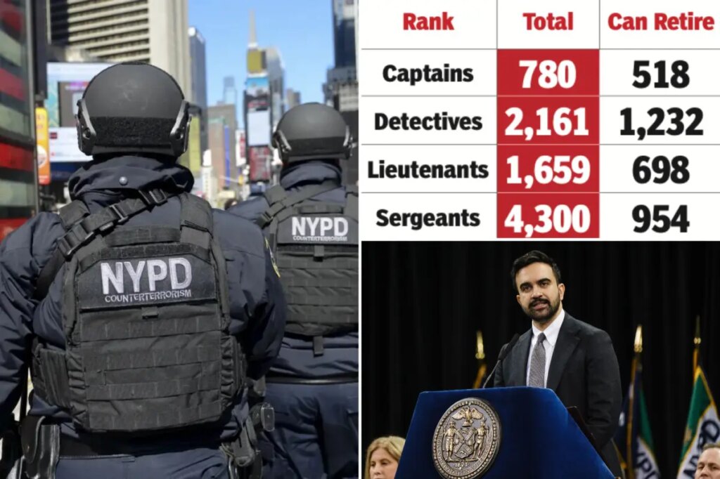 Experienced NYPD cops see little incentive to stay with department if Mamdani cuts overtime