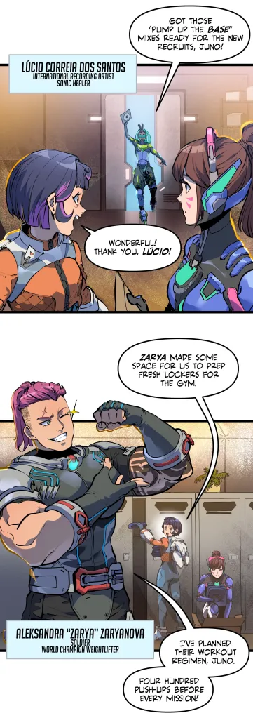 Overwatch Undivided Lucio and Zarya