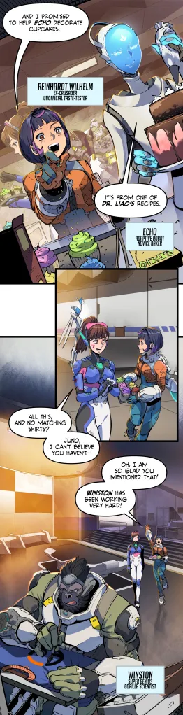 Overwatch Undivided Reinhardt and Winston