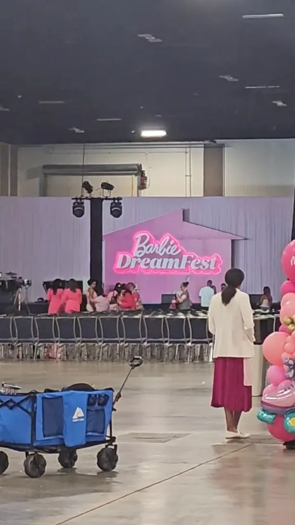 People at the Barbie Dream Fest in Fort Lauderdale, Florida.