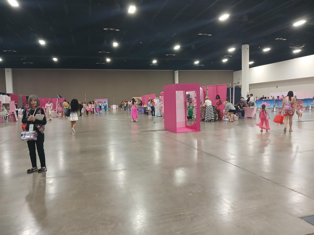 People at the Barbie Dream Fest in Fort Lauderdale, Florida.