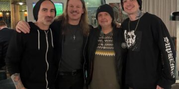 Mötorhead guitarist Phil Campbell seen beaming with pals in final photo before his death