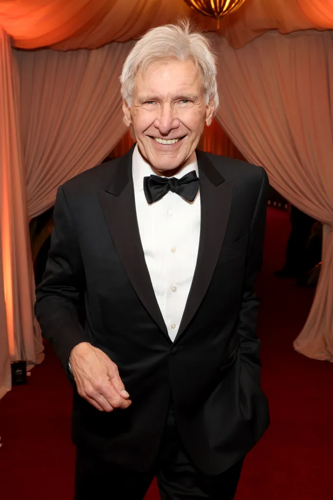 Harrison Ford smiles at the 32nd Annual Actor Awards cocktail reception.