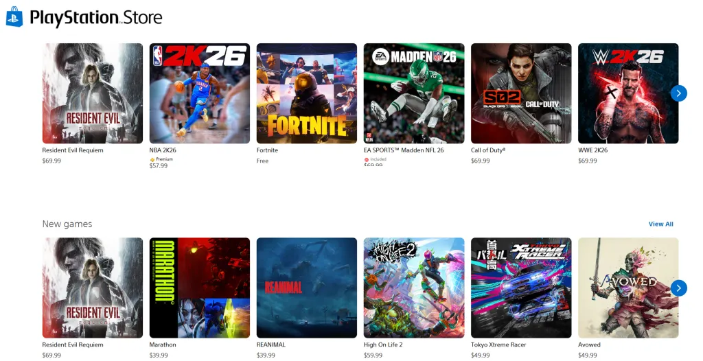 PlayStation Store Screenshot