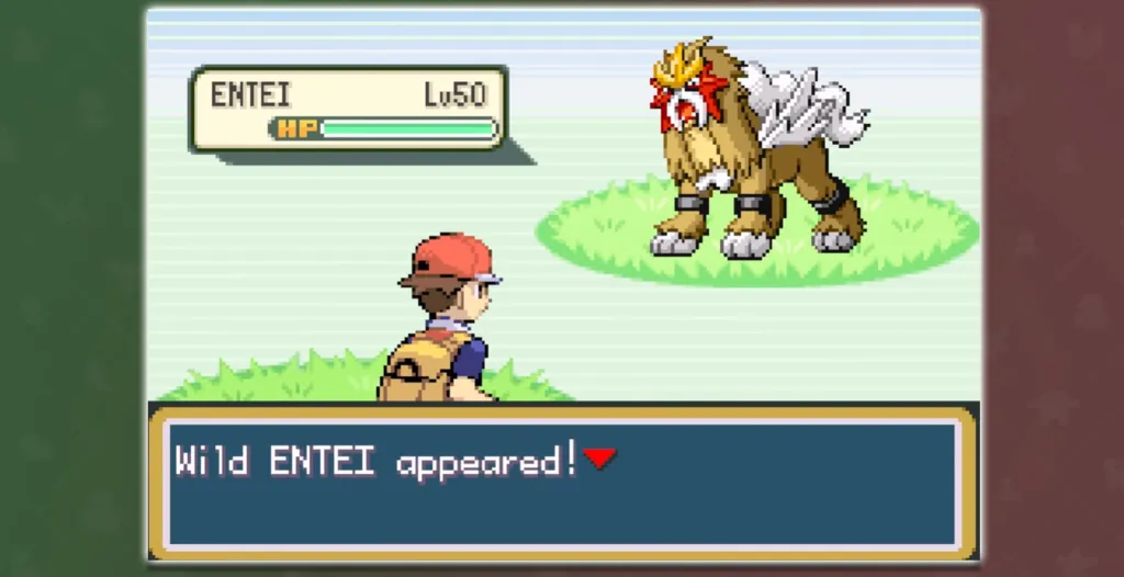 Pokémon Fire Red Entei Roar