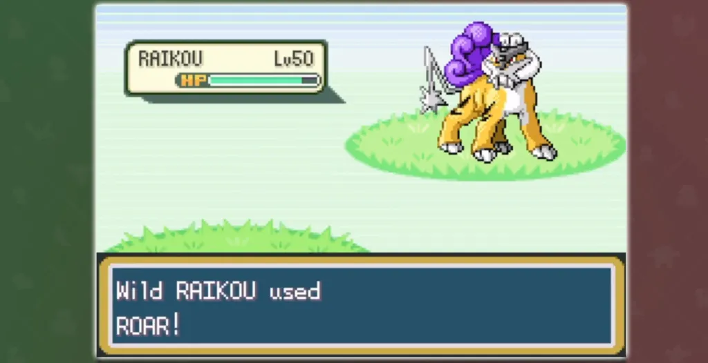 Pokémon Fire Red Roar Glitch Bug