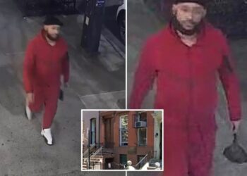 Crimson-clad clown flings shredded Quran at NYC mosque, smears feces on building: cops