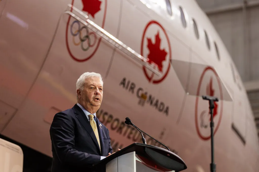 Air Canada CEO Michael Rousseau for expressing condolences after a fatal crash in English and not in French, Canada's second official language