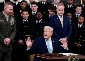 ‘Yikes’: Trump mocked as he ‘strains to sit’ after boasting he may live to see 200