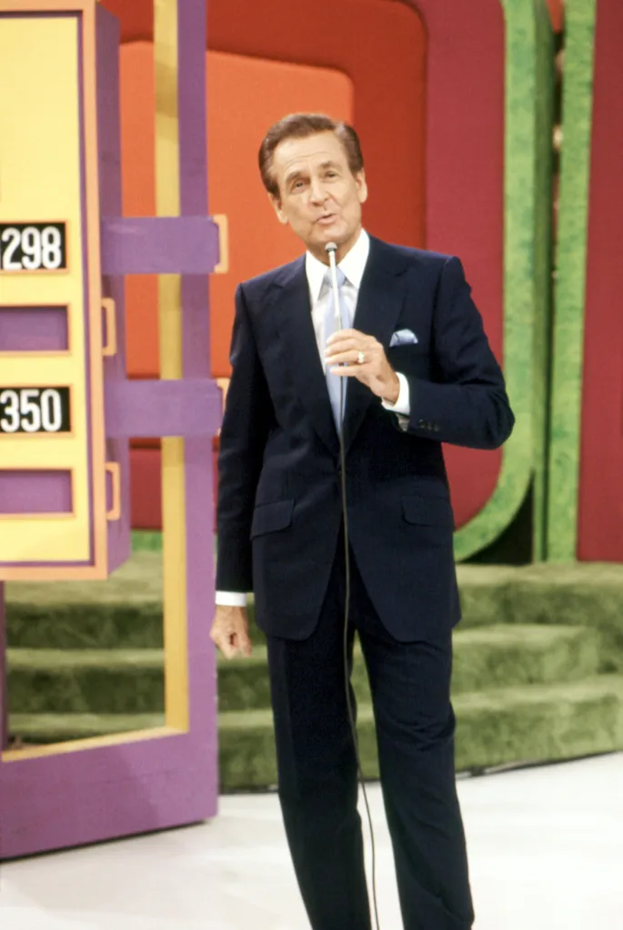 Bob Barker on the set of The Price Is Right.