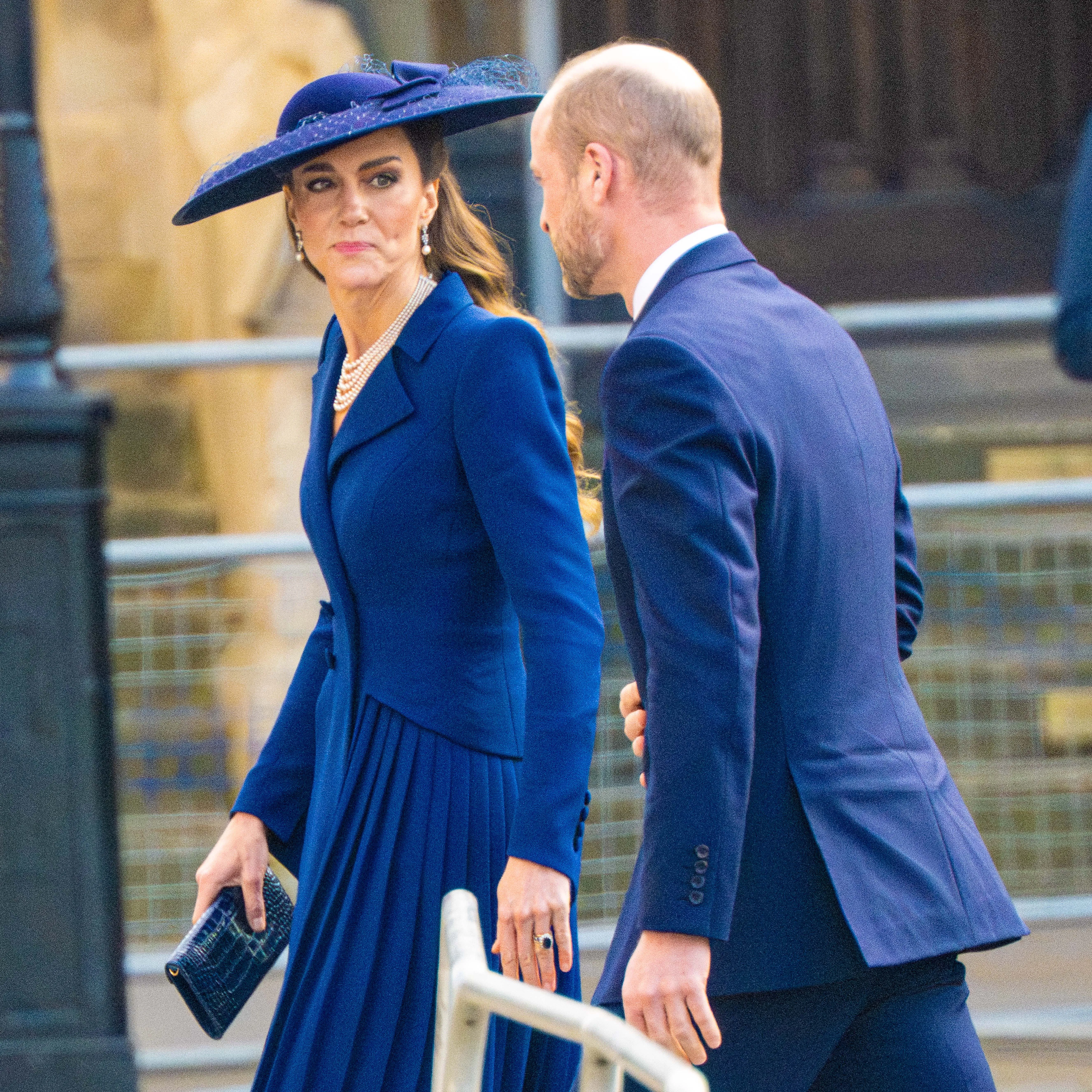 Princess Catherine and Prince William at the Commonwealth Day Service at Westminster Abbey.