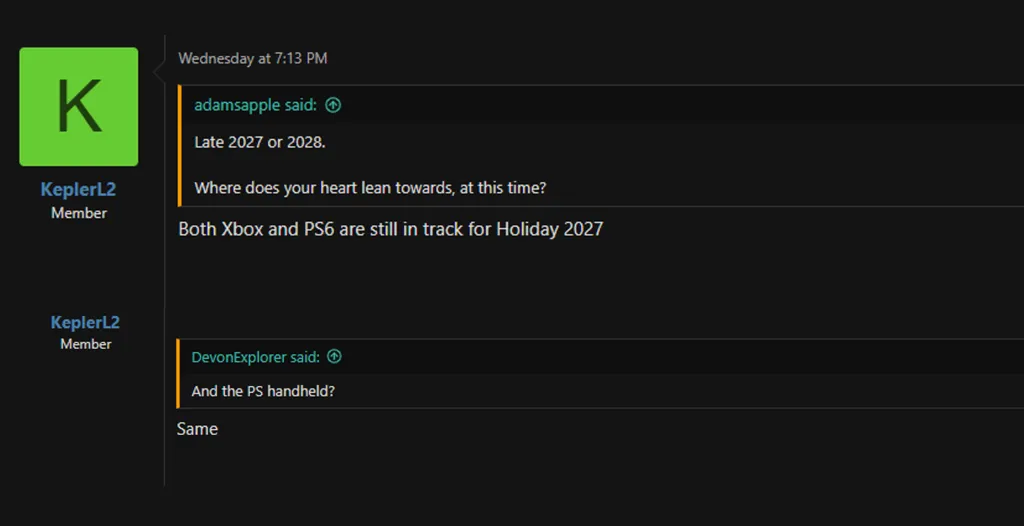 PS6 Release Date KeplerL2