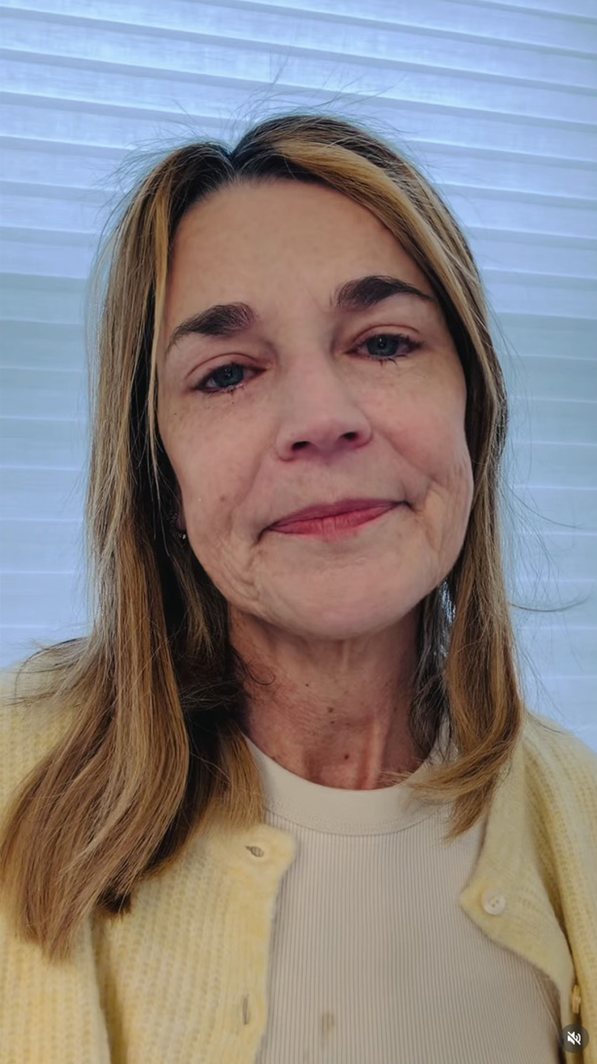 A crying Savannah Guthrie.