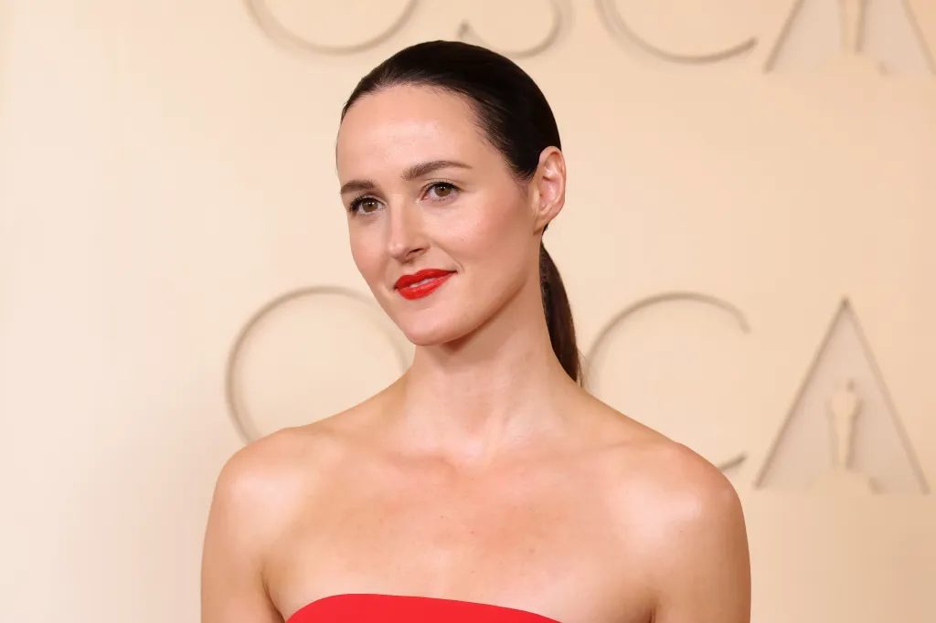 Renate Reinsve at the 98th Oscars arrivals.