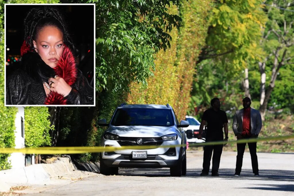 Rihanna’s Beverly Hills mansion is shot at while singer was home, woman, 30, arrested