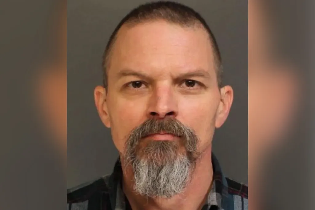 Mugshot of Robert Wallish, accused of killing a dog.