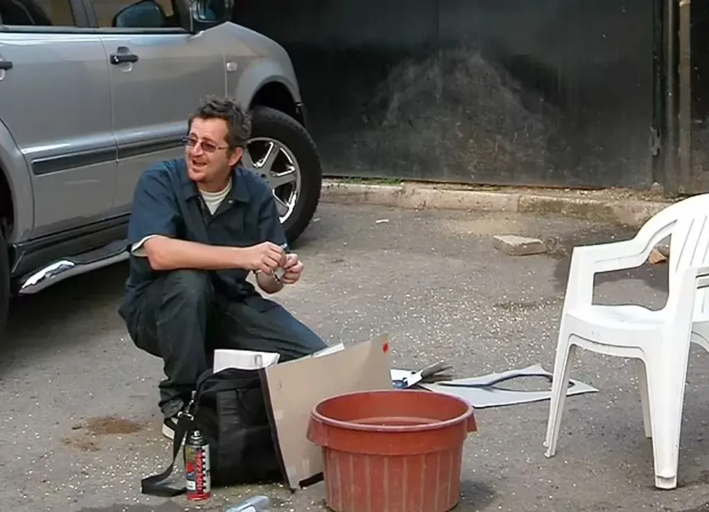 This picture, taken in Jamaica in 2004, is one of the only known photographs of Robin Gunningham, A.K.A. Banksy.