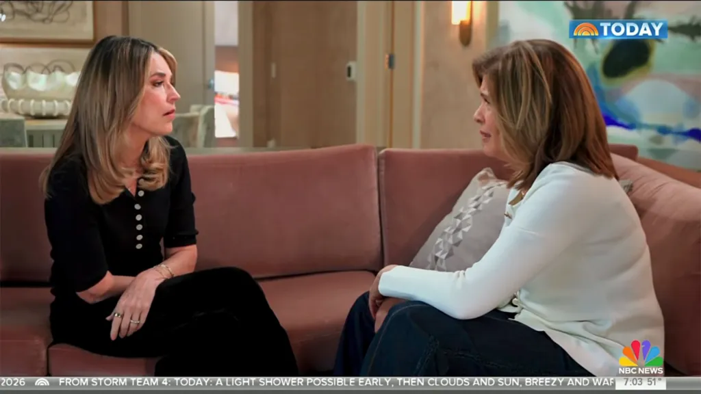 Savannah Guthrie on the Today Show.