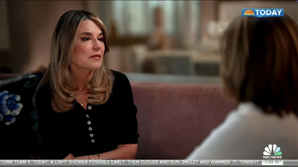 Savannah Guthrie on the Today Show.