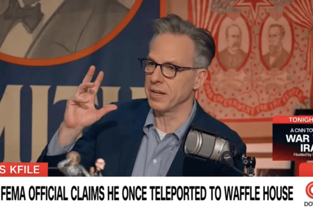 ‘He thinks he can teleport!’ Jake Tapper floored by Trump official’s podcast appearances